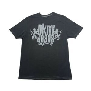 DKNY Jeans Crew Neck T-Shirt Black Men's Size Large
